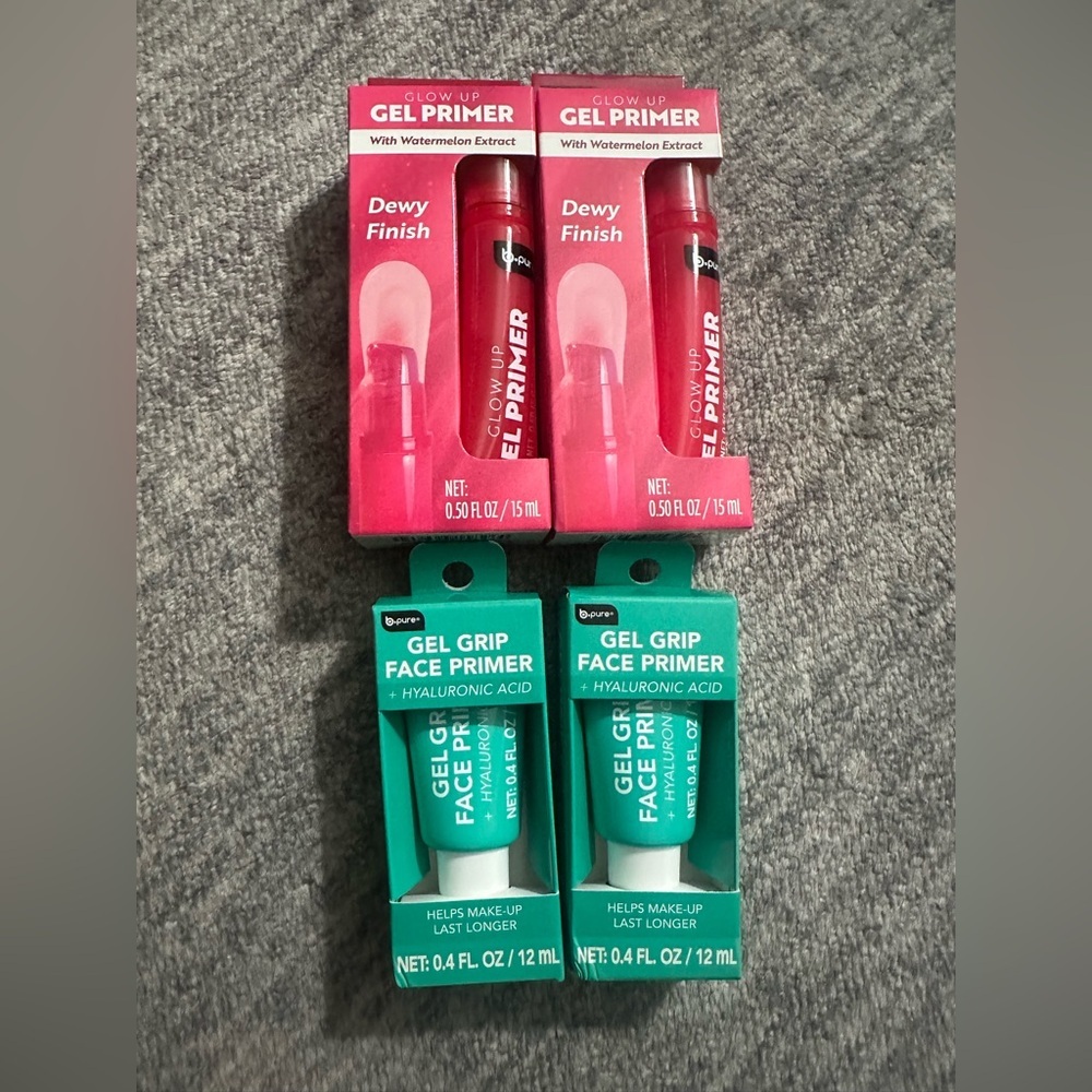 B Pure Grippy Gel Hydratjng Primer Lot Watermelon and Hyaloronic Acid